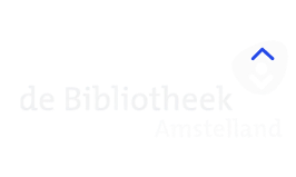 digitale magazines klanten - De blibliotheek amstelland klant logo in het wit